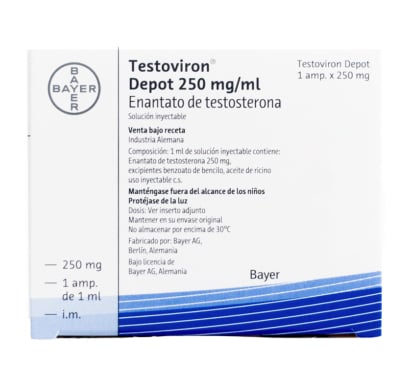 Testoviron Depot 250 mg/mL 1 Ampolla