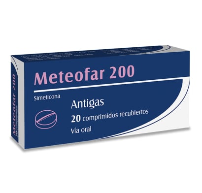 Meteofar 200 mg 20 Comprimidos