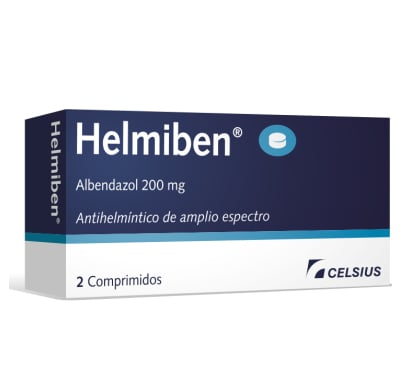 Helmiben 200 mg 2 Comprimidos