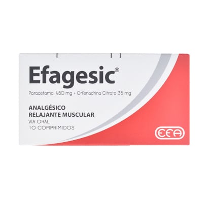 Efagesic 450 mg/35 mg 10 Comprimidos