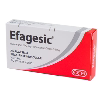 Efagesic 450 mg/35 mg 20 Comprimidos
