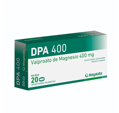 DPA 400 MG 20 COMPRIMIDOS
