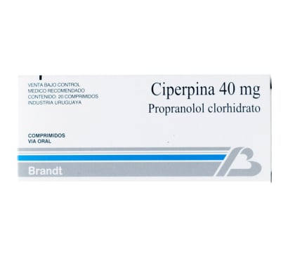 Ciperpina 40 mg 20 Comprimidos