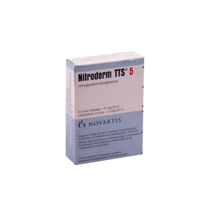 Nitroderm TTS 5 mg 10 Parches