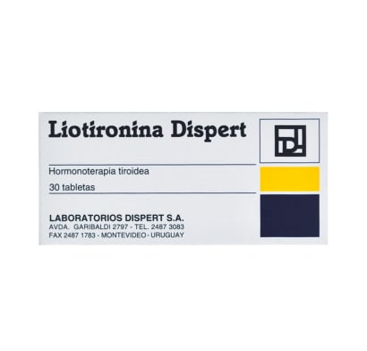 Liotironina Dispert 20 mcg 30 Tabletas