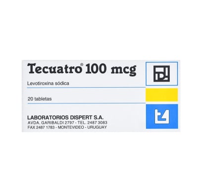 Tecuatro 100 mcg 20 Tabletas