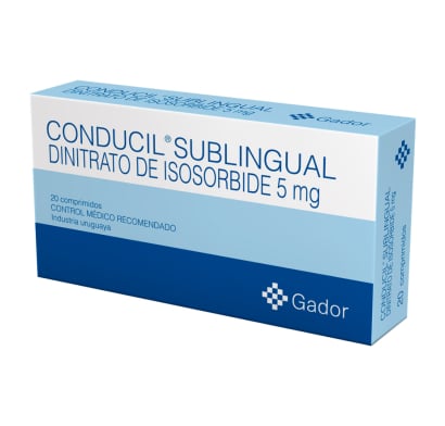 Conducil Sublingual 5 mg 20 Comprimidos