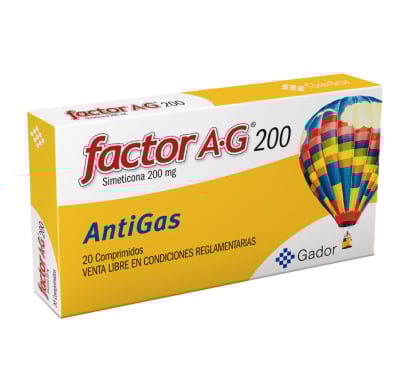 Factor AG 200 mg 20 Comprimidos