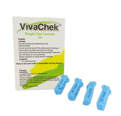Lancetas Vivachek 50 Unidades