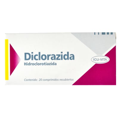Diclorazida 50 mg 20 Comprimidos Recubiertos