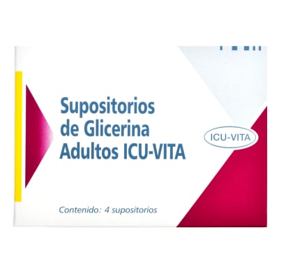 Supositorios Glicerina ICU-VITA Adultos 4 Unidades