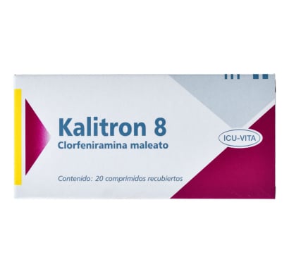 Kalitron 8 mg 20 Comprimidos Recubiertos