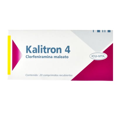 Kalitron 4 mg 20 Comprimidos Recubiertos
