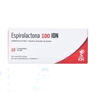 Espironolactona ION 100 mg 10 Comprimidos