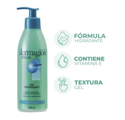 Gel Postsolar Dermaglós Refrescante 300 g