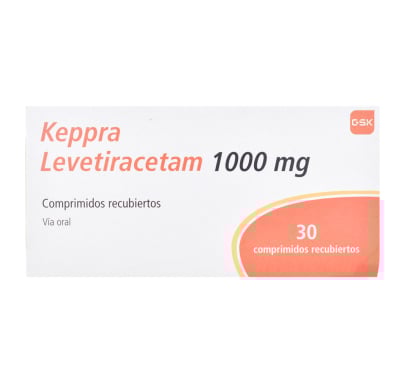 Keppra 1000 mg 30 Comprimidos