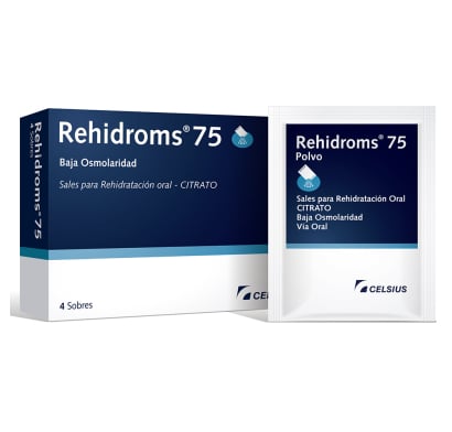 Rehidroms 75 mg 4 Sobres