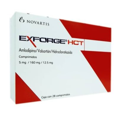 EXFORGE 5/160/12.5 MG 28 COMPRIMIDOS