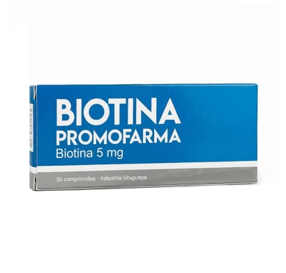 Biotina 5 mg 30 Comprimidos