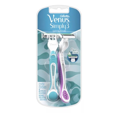 Afeitadora Gillette Venus Simply Mujer Sensitive 2 Unidades