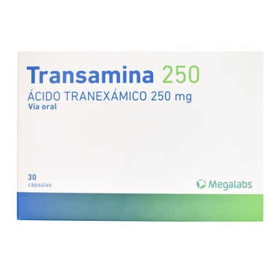 Transamina 250 mg 30 Cápsulas
