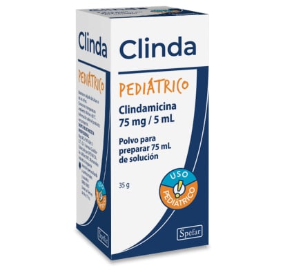 Clinda Pediátrico 75 mg/5 mL Solución 35 g