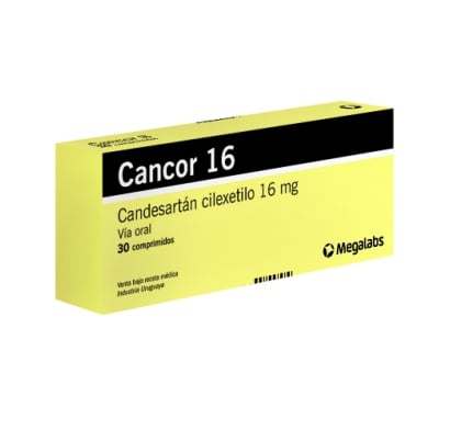 Cancor 16 mg 30 Comprimidos