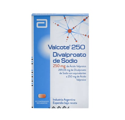 Valcote 250 mg 50 Comprimidos