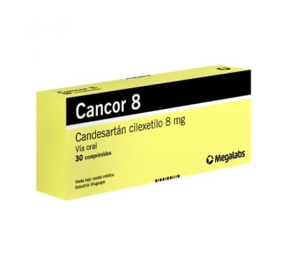 CANCORÂ 8 MG 30 COMPRIMIDOS