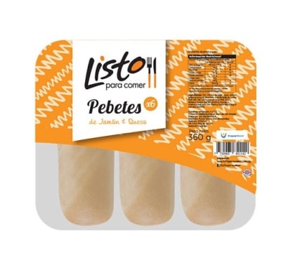 Pebetes de Jamón y Queso 6 Unidades