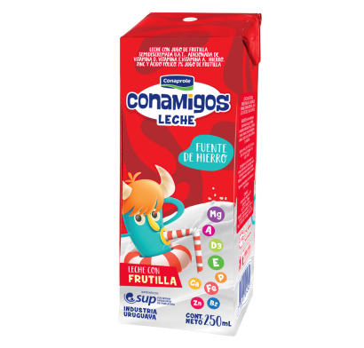 Leche con Frutilla Conaprole Vitamigos 250 ml