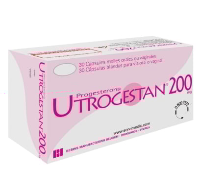 Utrogestan 200 mg 30 Cápsulas