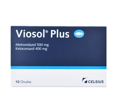 Viosol Plus 500 mg/400 mg 10 Óvulos