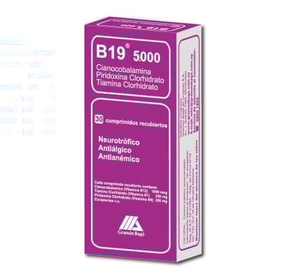 B 19 5000 30 Comprimidos Recubiertos