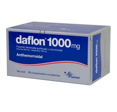 Daflon 1000 mg 30 Comprimidos Recubiertos
