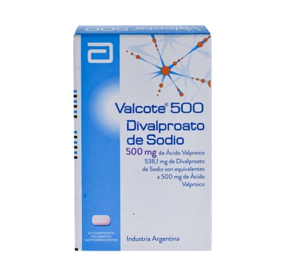 Valcote 500 mg 20 Tabletas