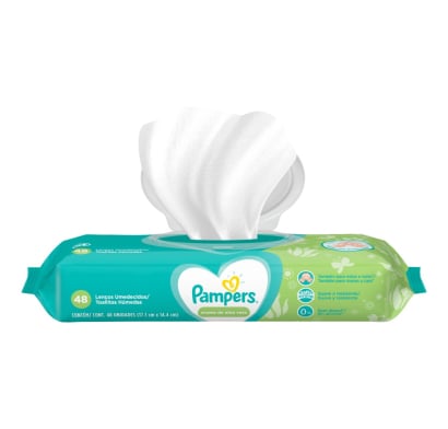 Toallitas Húmedas Pampers Aloe Vera 48 Unidades