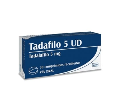 Tadafilo 5 UD 30 Comprimidos Recubiertos