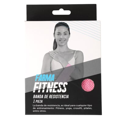 Banda de Resistencia Deportiva Farma Fitness Rosada
