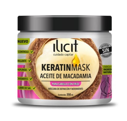 Mascarilla Capilar Ilicit Keratina Macadamia 350 ml