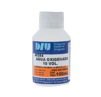 Agua Oxigenada DIU 10 Volúmenes 100 ml