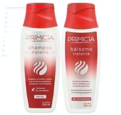 Shampoo Primicia Tratante 250 ml + Bálsamo Tratante 250 ml