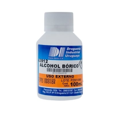 Alcohol Bórico DIU 100 ml