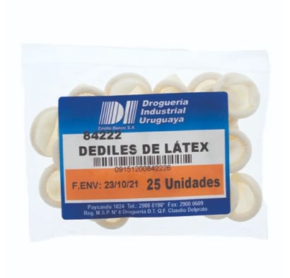 Dediles Látex DIU 25 Unidades