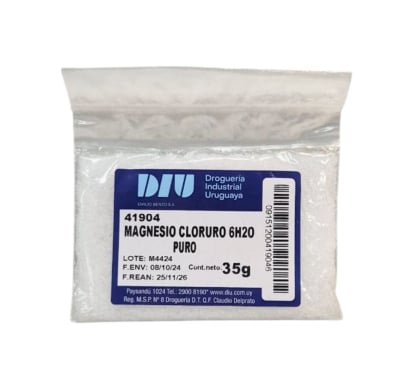 Cloruro de Magnesio Puro DIU 35 g