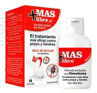 Piojicida Más Libre Gel 60 ml