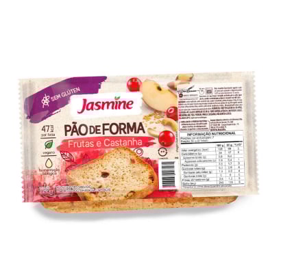 Pan de Frutas Jasmine sin Gluten 350 g