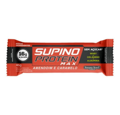 Barra Proteica Supino Protein Almendras y Caramelo 46 g