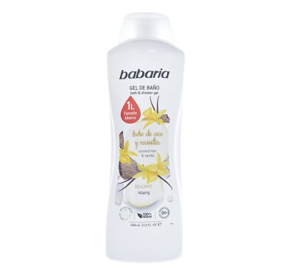 Gel de Ducha Babaria Leche de Coco Corporal 1 l