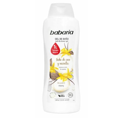 Gel de Ducha Babaria Leche de Coco Corporal 1 l